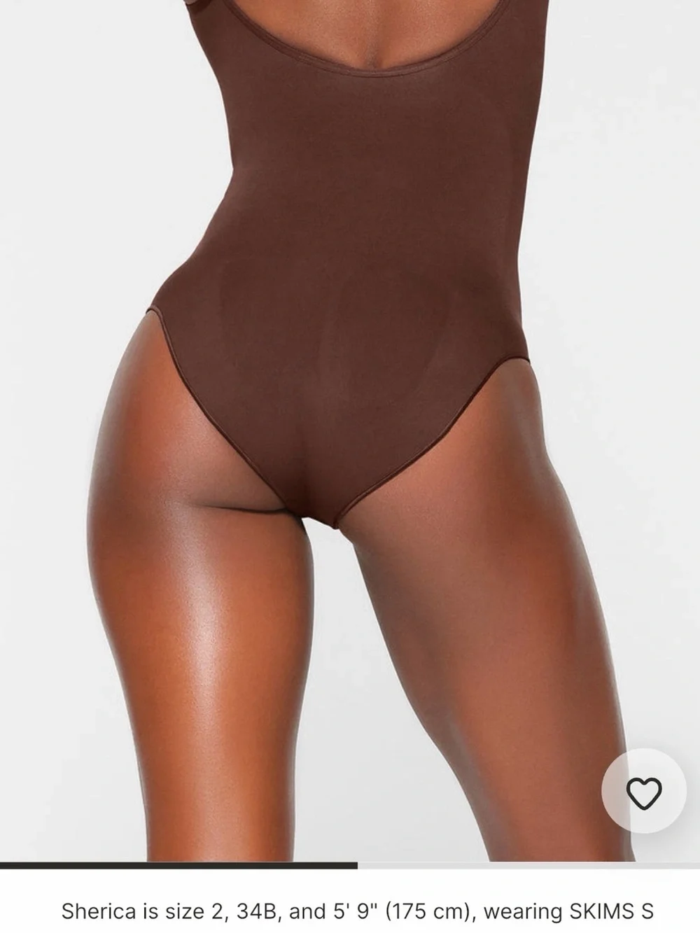 Skims women’s cocoa Brown Bodysuit